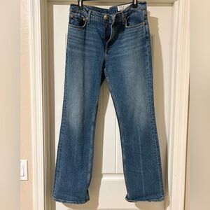 rag & bone Women's Straight Blue Jeans